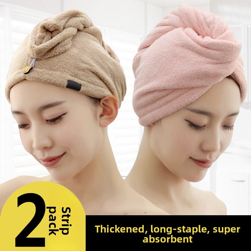 Microfiber Hair Drying Cap Towel