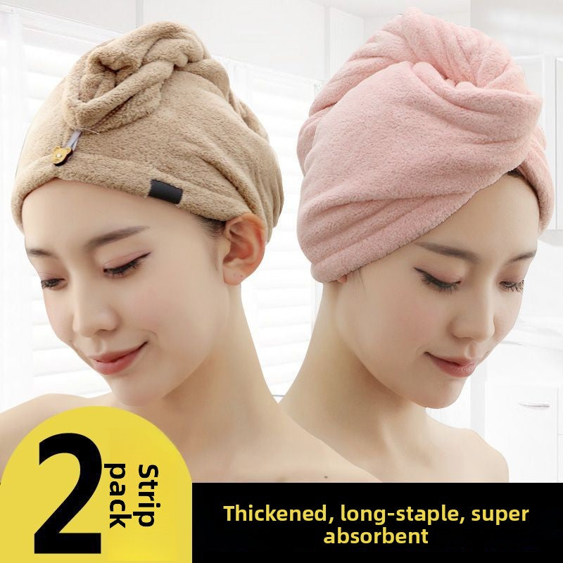Microfiber Hair Drying Cap Towel