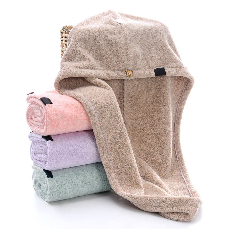 Microfiber Hair Drying Cap Towel